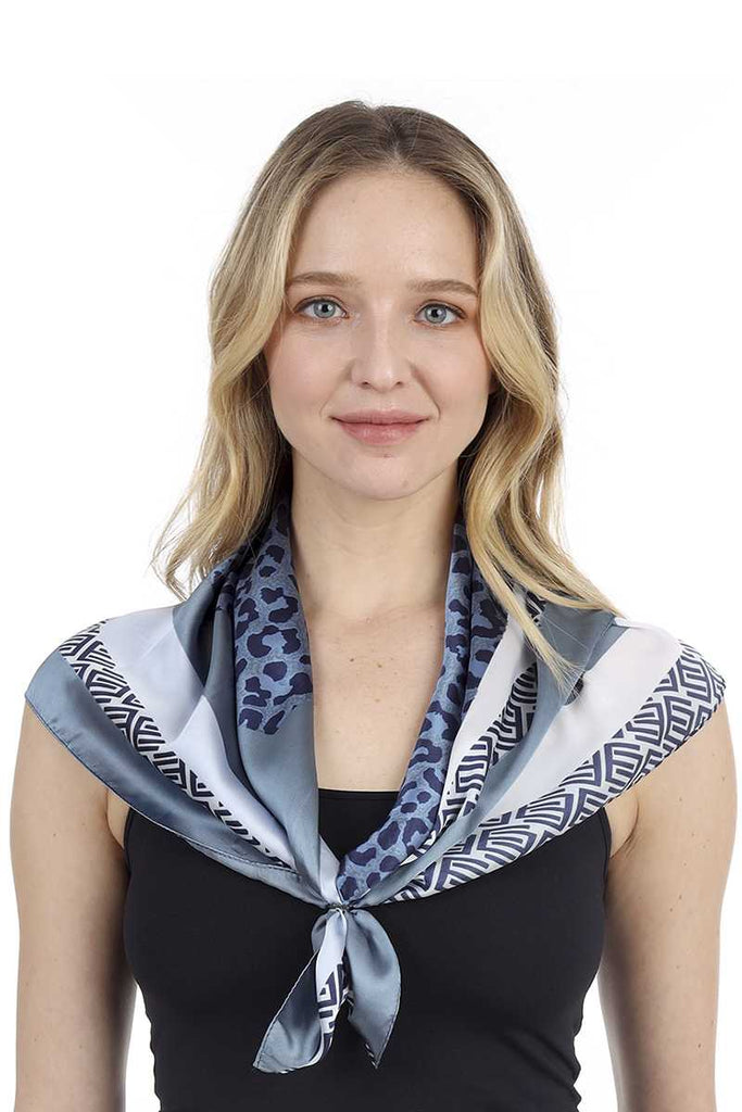 Fashion Leopard Pattern Print Neck Scarf - Deals Kiosk