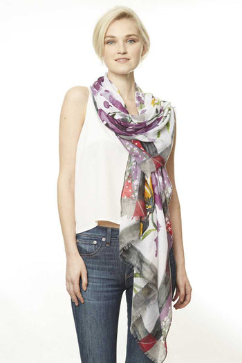 Fashion Pattern Print Skinny Scarf - Deals Kiosk