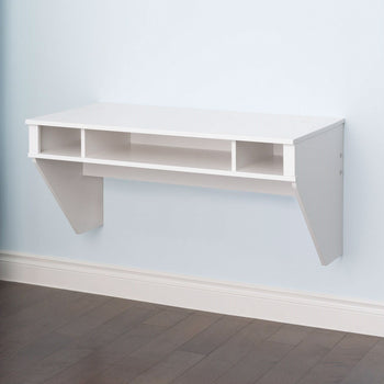 White Space Saving Laptop Tablet Computer Desk Wall-Mount at any Height - Deals Kiosk