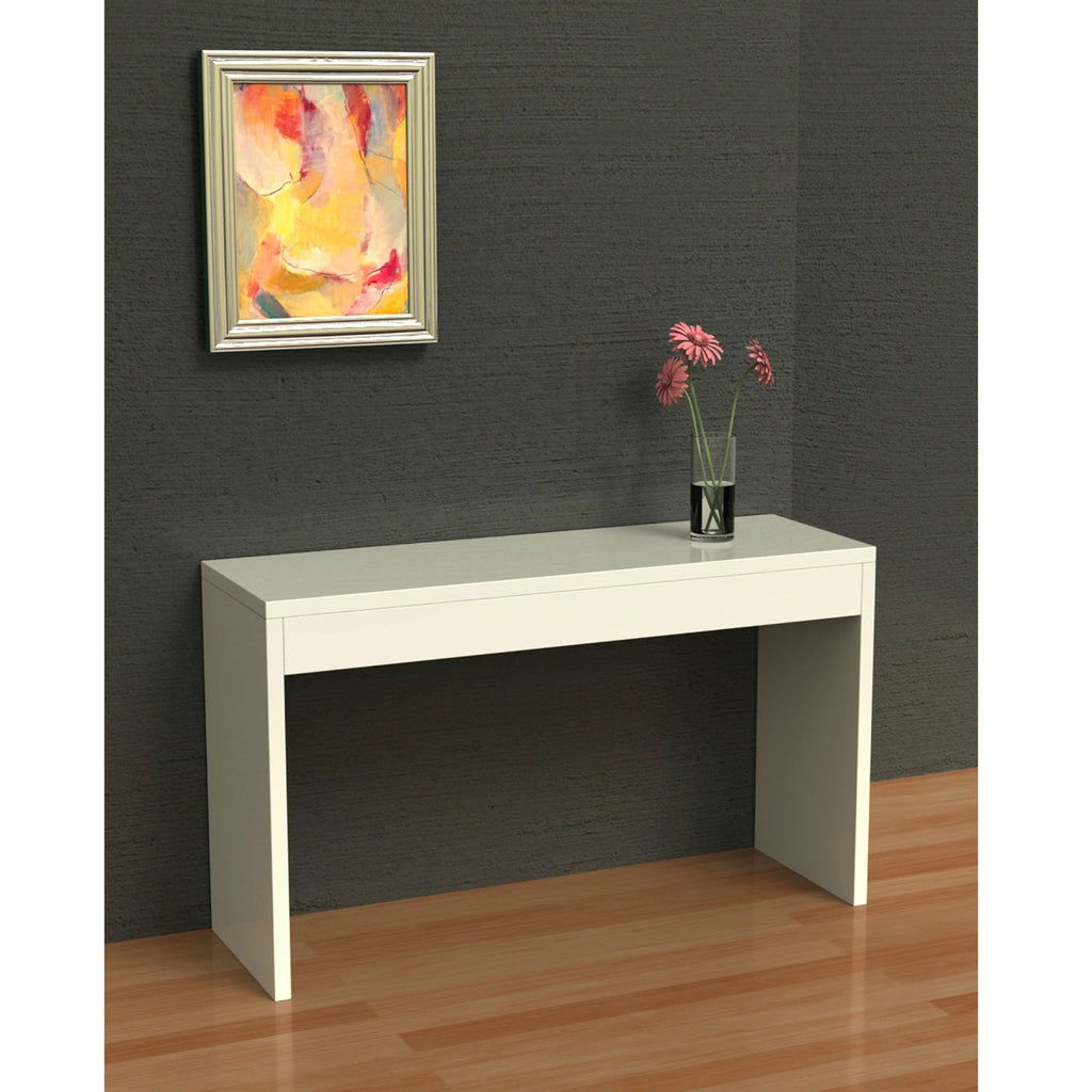 White Sofa Table Modern Entryway Living Room Console Table - Deals Kiosk