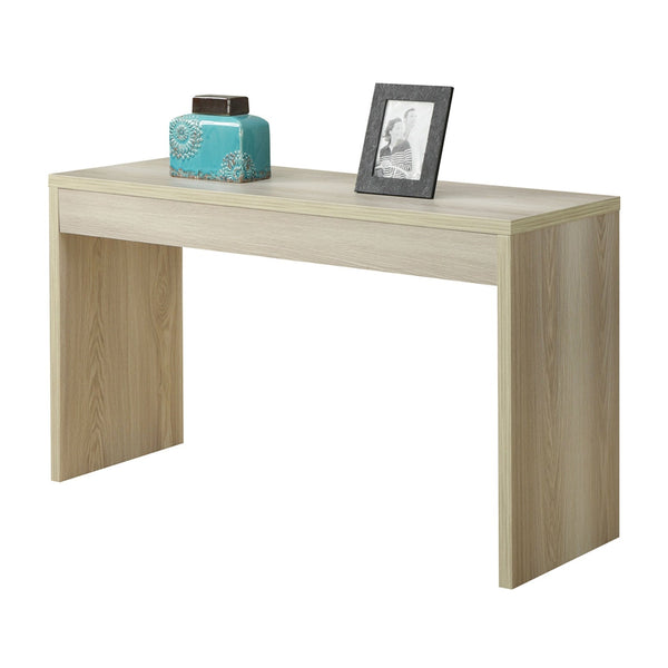Contemporary Sofa Table Console Table in Weathered White Wood Finish - Deals Kiosk