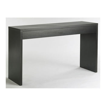 Contemporary Espresso Black Wood Grain Sofa Table Living Room Console Table - Deals Kiosk