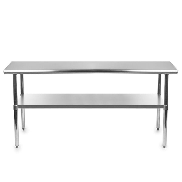 Heavy Duty 72 x 24 inch Stainless Steel Kitchen Restaurant Prep Work Table - Deals Kiosk