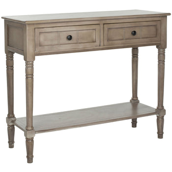 Console Accent Table Traditional Style Sofa Table in Distressed Cream - Deals Kiosk
