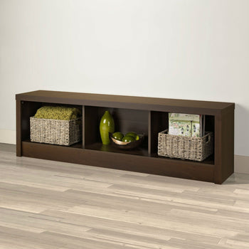Bedroom Storage Bench Footboard in Espresso Wood Finish - Deals Kiosk