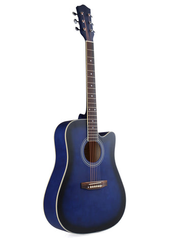 ADM 41 Inch Full Size Dreadnought Cutaway Acoustic Guitar, - Deals Kiosk