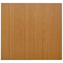 Eco-Friendly Bamboo Rectangular Chair Mat in Natural - Deals Kiosk
