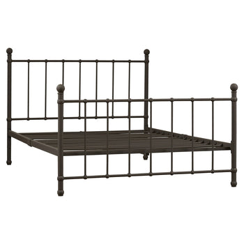 Full size Bronze Metal Platform Bed Frame with Headboard and Footboard - Deals Kiosk