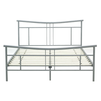 Full size Modern Metal Platform Bed Frame with Headboard and Footboard
