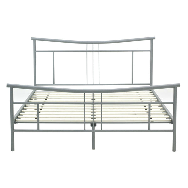 Full size Modern Metal Platform Bed Frame with Headboard and Footboard