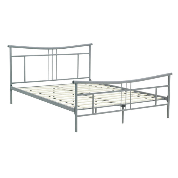 Full size Modern Metal Platform Bed Frame with Headboard and Footboard - Deals Kiosk