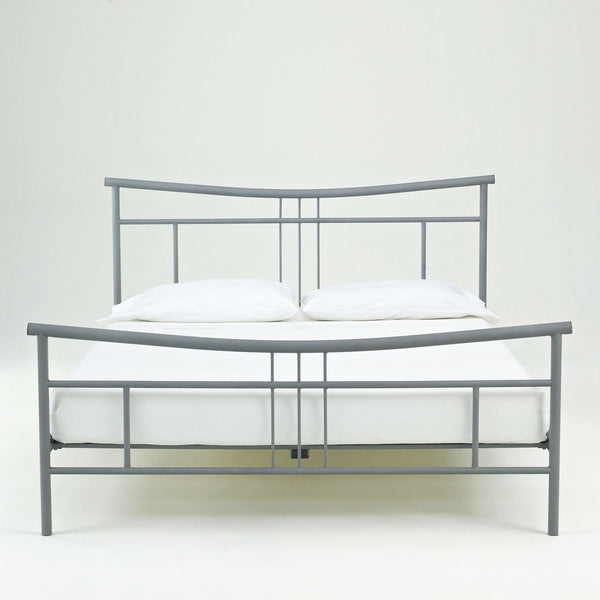 Full size Modern Metal Platform Bed Frame with Headboard and Footboard - Deals Kiosk
