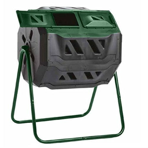 Outdoor 43-Gallon Compost Bin Tumbler for Home Garden Composting