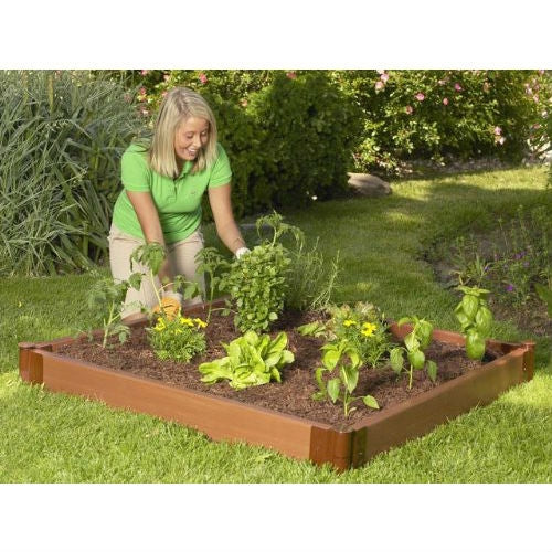 4 x 4 Foot Outdoor Raised Garden Bed Planter
