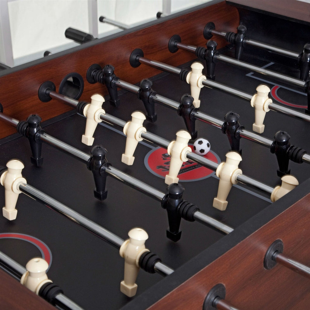 Game Time 55-inch Foosball Table with 4 Soccer Balls - Deals Kiosk