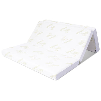 Full size 6-inch Thick Folding Memory Foam Mattress with Washable Cover