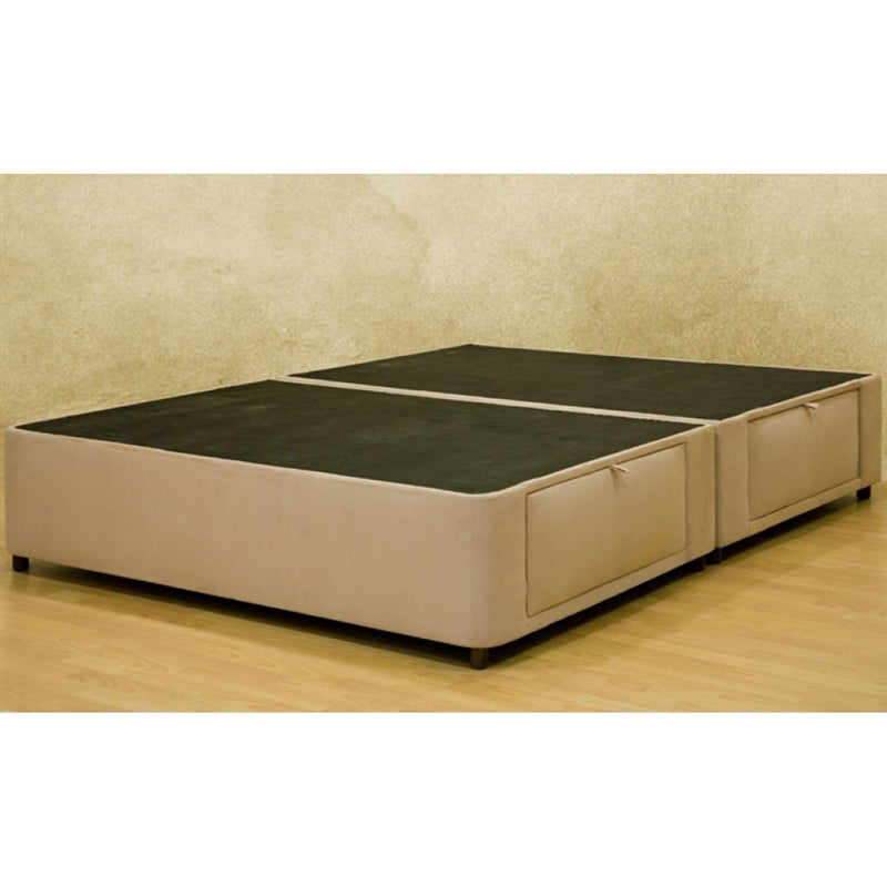 Full size Charcoal Microfiber Upholstered Platform Bed with 4 Storage Drawers - Deals Kiosk