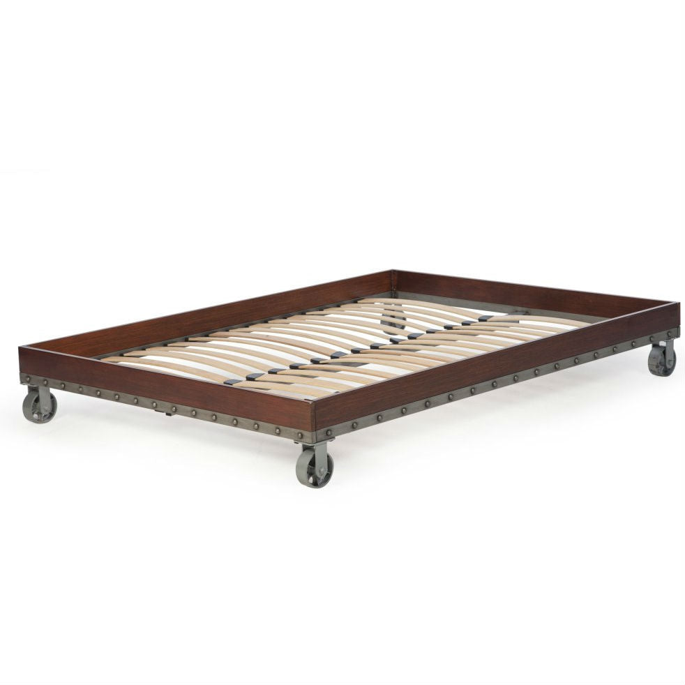 Full size Heavy Duty Industrial Platform Bed Frame on Casters - Deals Kiosk