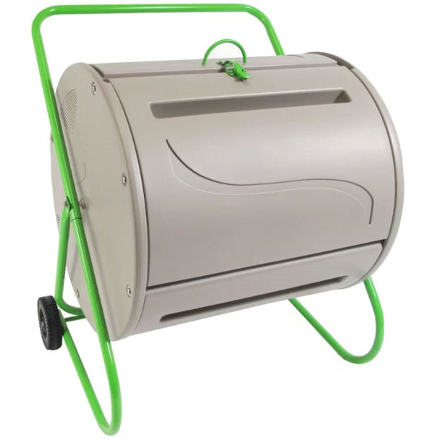 Rugged Weather Resistant Outdoor Compost Bin Tumbler - 4.9 Cubic Ft - Deals Kiosk