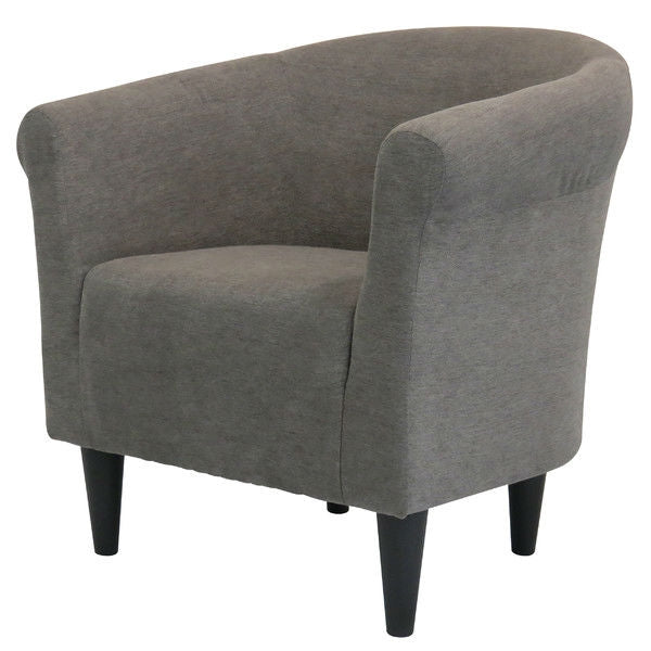 Graphite Grey Modern Classic Upholstered Accent Arm Chair Club Chair - Deals Kiosk