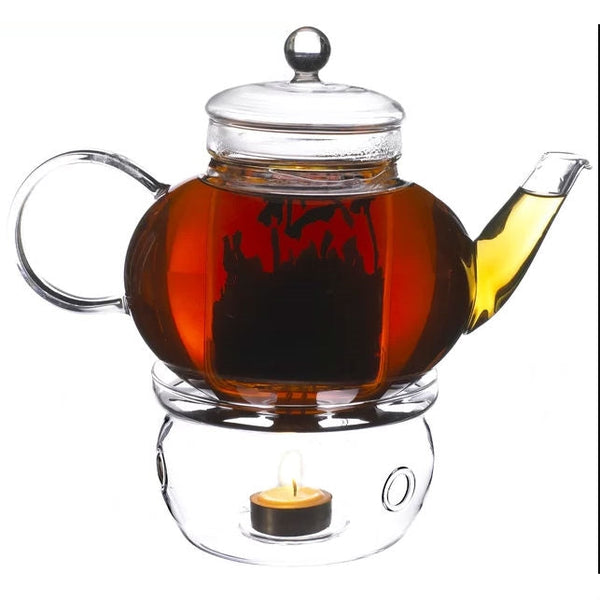 Borosilicate Glass 1.32 Quart Teapot with Removable Infuser - Deals Kiosk