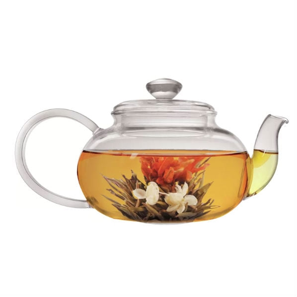 Stove-top Safe Brosilicate Glass Teapot 22 Oz with Infuser - Deals Kiosk