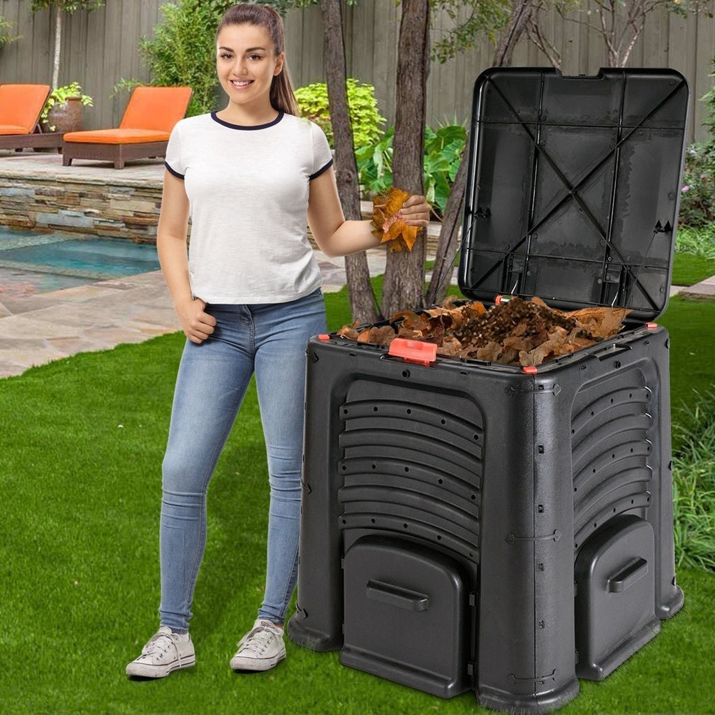 Outdoor 105 Gallon Compost Bin for Home Garden Composting - Deals Kiosk