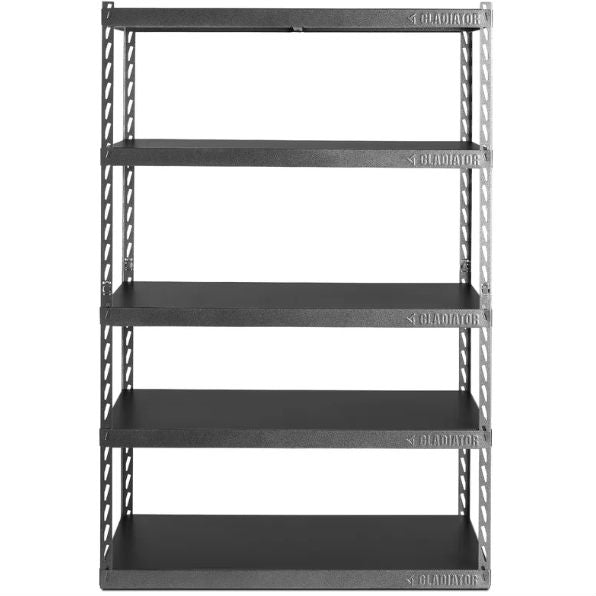 Heavy Duty 48-inch Wide 5-Shelf Metal Shelving Unit - Deals Kiosk