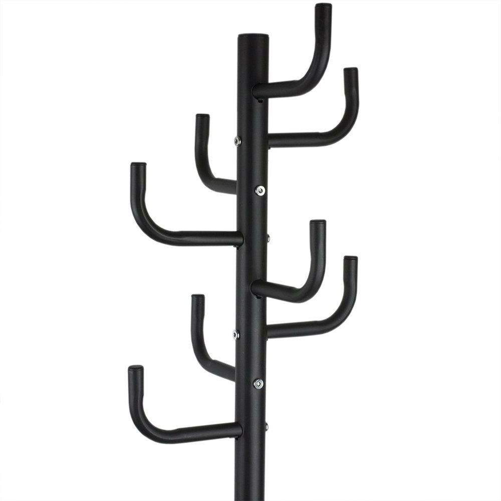 Black Metal Coat Rack Entry Hall Tree Hat Rack - Deals Kiosk