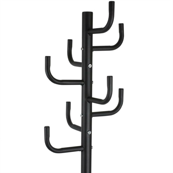 Black Metal Coat Rack Entry Hall Tree Hat Rack - Deals Kiosk