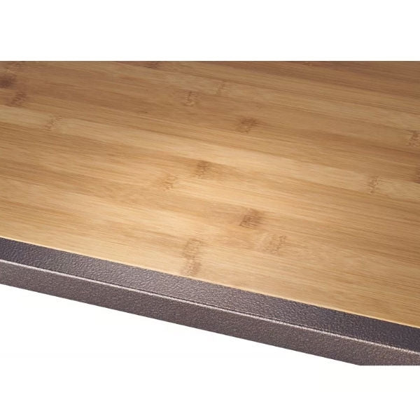 Heavy Duty 5-Shelf Steel Frame Shelving Unit with Bamboo Shelves - Deals Kiosk