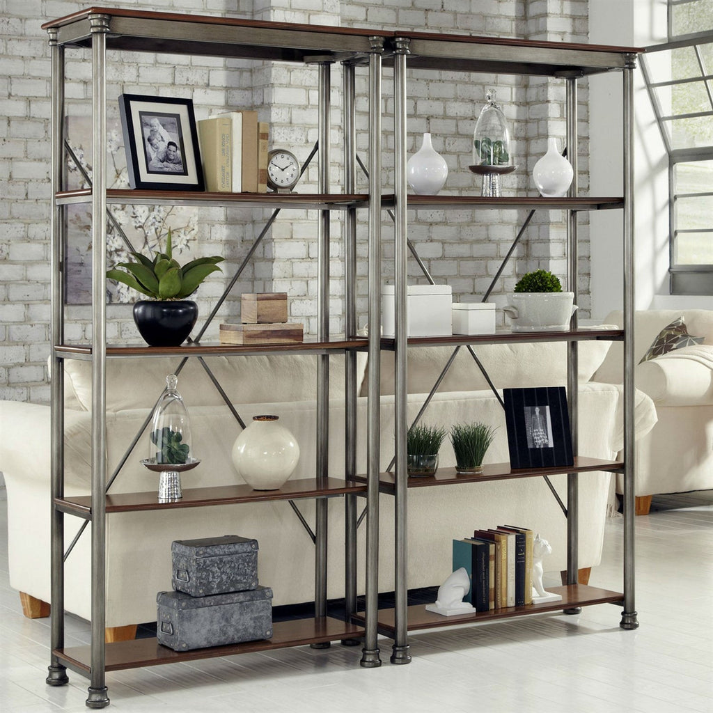 Heavy Duty Metal Wood 5-Shelf Storage Rack Shelving Unit - Deals Kiosk