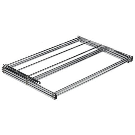 Folding Clothes Drying Rack in Chrome - Air Dry your Laundry - Deals Kiosk