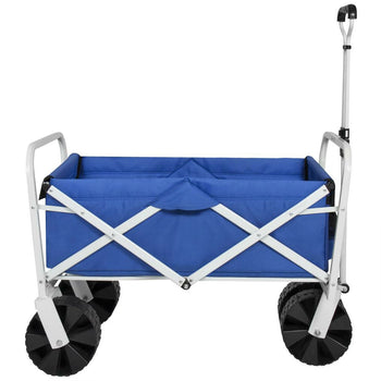 Folding Sturdy Utility Wagon Garden Beach Cart - Deals Kiosk