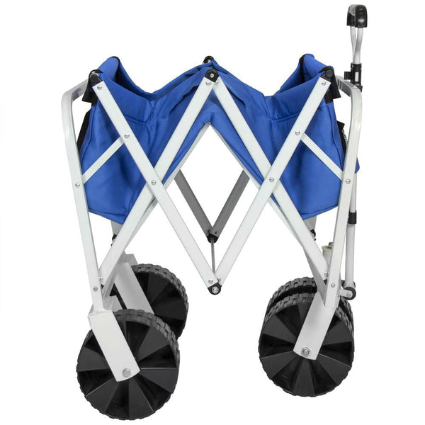 Folding Sturdy Utility Wagon Garden Beach Cart - Deals Kiosk