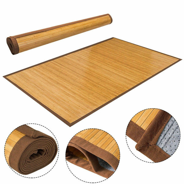 5' x 8' Indoor/Outdoor 100% Bamboo Area Rug Floor Carpet - Deals Kiosk