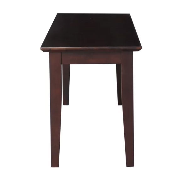 Solid Wood Entryway Accent Bench in Java Brown Finish - Deals Kiosk