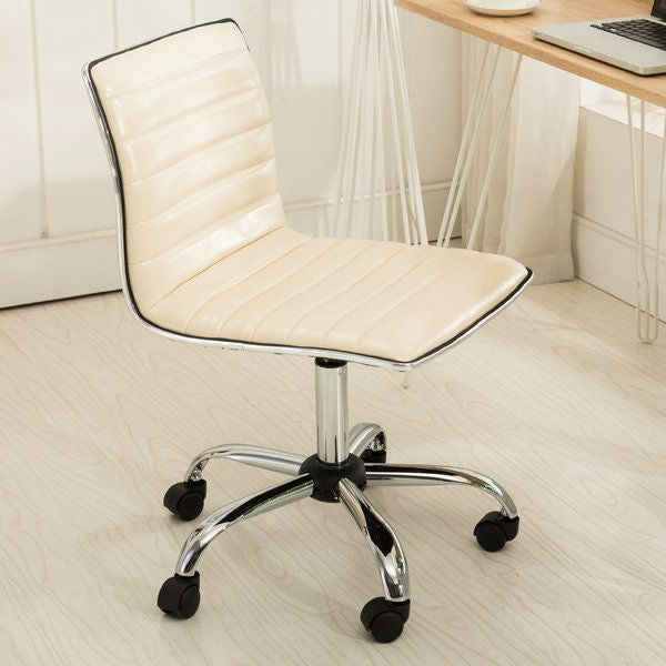 Heavy Duty Beige Channel-Tufted Conference Chair - Deals Kiosk