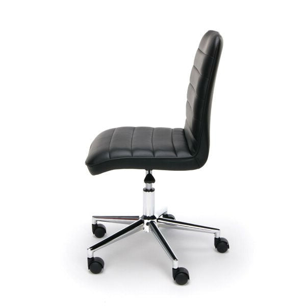Black Upholstered Lumbar Support Heavy Duty Conference Chair - Deals Kiosk