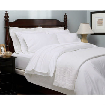 King size 400-Thread Count Egyptian Cotton Sheet Set in White - Deals Kiosk