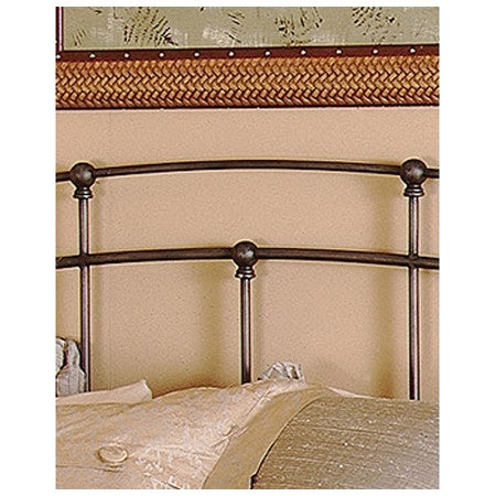 King size Arch Metal Headboard in Black Walnut Metallic Finish - Deals Kiosk
