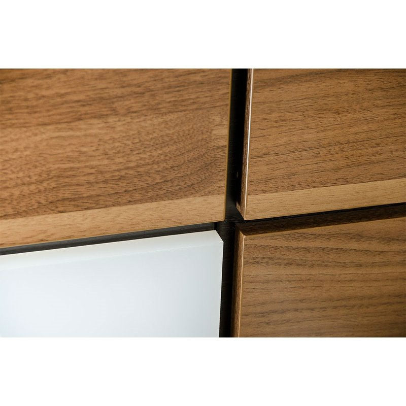 King Brown Wood Modern Platform Bed Frame with Headboard and 2 Nightstands - Deals Kiosk