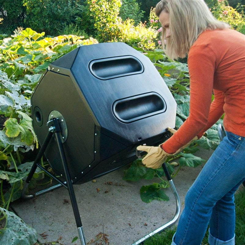 65-Gallon Compost Tumbler - Heavy Duty UV Protected - Deals Kiosk