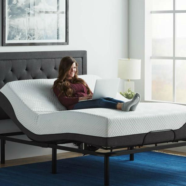 Twin XL Steel Adjustable Bed Frame Base with Remote Control - Deals Kiosk