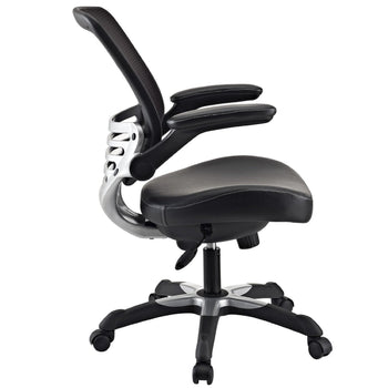 Modern Black Mesh Back Ergonomic Office Chair  with Flip-up Arms - Deals Kiosk