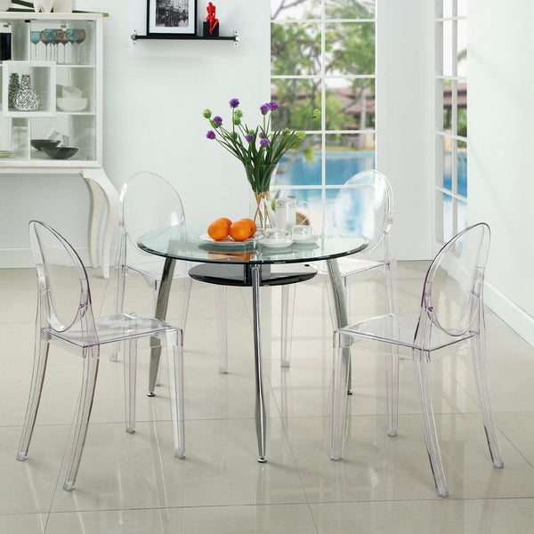 Stackable Clear Acrylic Dining Chair for Indoor or Outdoor Use - Deals Kiosk