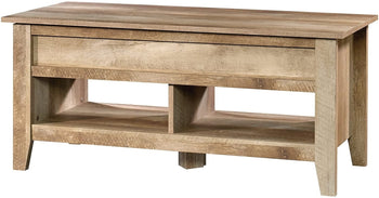 Rustic Farmhouse Oak Lift Top Coffee Table - Deals Kiosk