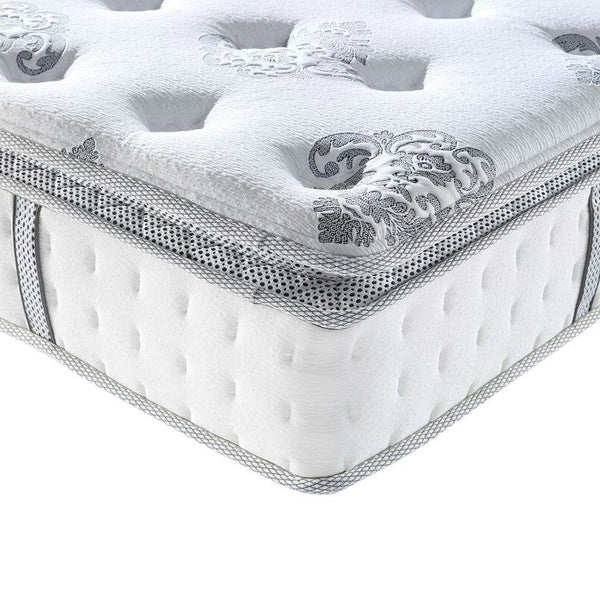 12 inch Medium Firm Pillow Top Hybrid Mattress In A Box - King Size - Deals Kiosk