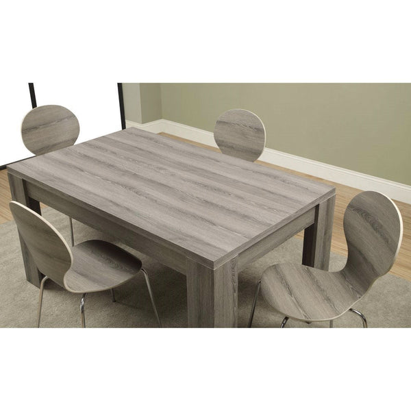 Modern 60 x 36 inch Dark Taupe Rectangular Dining Table - Deals Kiosk