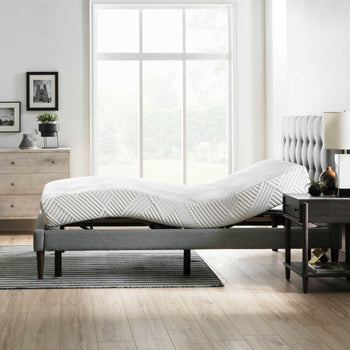 Queen size Heavy Duty Adjustable Bed Frame Base with Wired Remote - Deals Kiosk